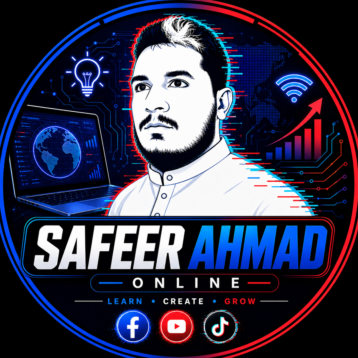 Safeer Ahmad Online Academy logo